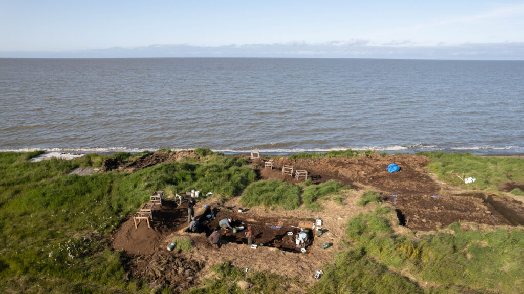 In 2024, the Nunalleq site sat several meters from the Bering Sea coast. Aug 2, 2024.